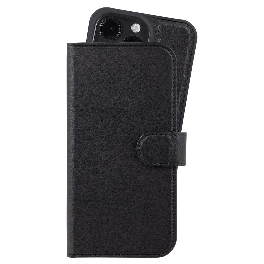 Holdit iPhone 16 Pro Wallet Case Magnet Plus - Plånboksfodral - Black