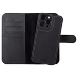 Holdit iPhone 16 Pro Wallet Case Magnet Plus - Plånboksfodral - Black