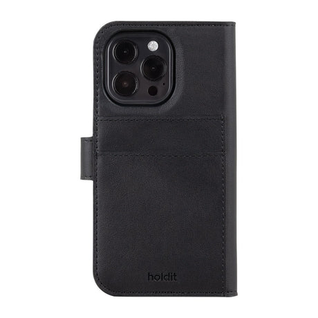 Holdit iPhone 16 Pro Wallet Case Magnet Plus - Plånboksfodral - Black