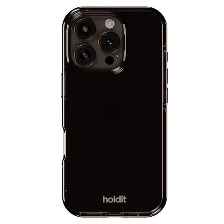 Holdit iPhone 16 Pro Seethru Skal - Black