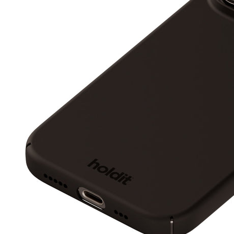 Holdit iPhone 16 Pro Slim Plast Skal - Black