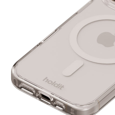 Holdit iPhone 16 Pro MagSafe Skal - Transparent / White