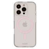 Holdit iPhone 16 Pro Max MagSafe Skal - Transparent / Pink