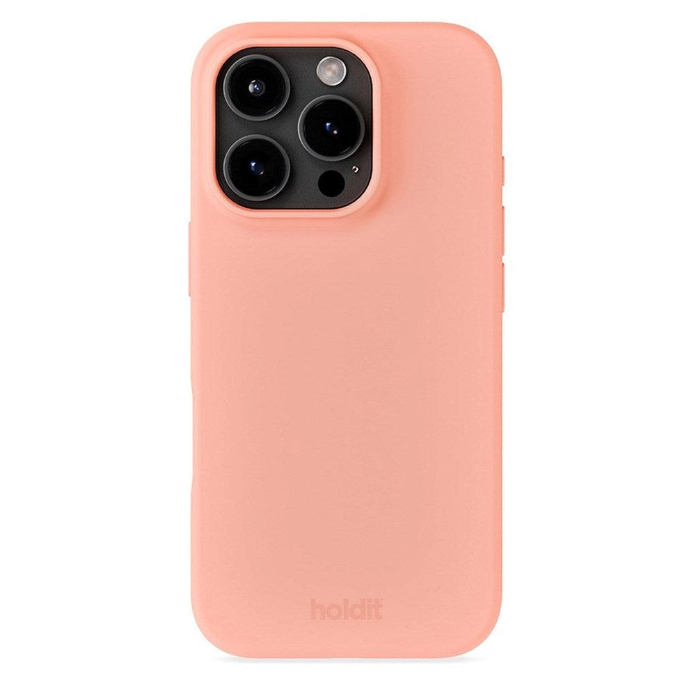 iPhone 16 Pro Holdit Soft Touch Skal Silikon - Pink Grape