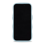 Holdit iPhone 12 / 12 Pro Wavy Skal - Mineral Blue / Transparent