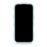 Holdit iPhone 16 Wavy Skal - Mineral Blue / Transparent