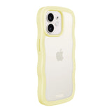Holdit iPhone 12 / 12 Pro Wavy Skal - Lemonade / Transparent