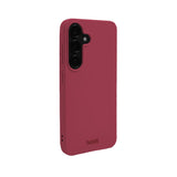 Samsung Galaxy S25 Holdit Soft Touch Skal Silikon - Red Velvet