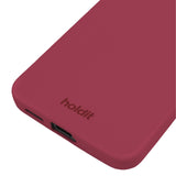 Samsung Galaxy S25 Holdit Soft Touch Skal Silikon - Red Velvet