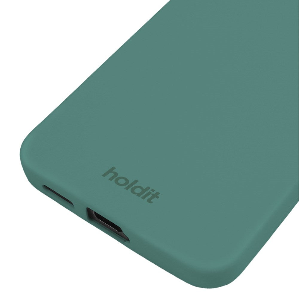 Samsung Galaxy S25 Holdit Soft Touch Skal Silikon - Moss Green