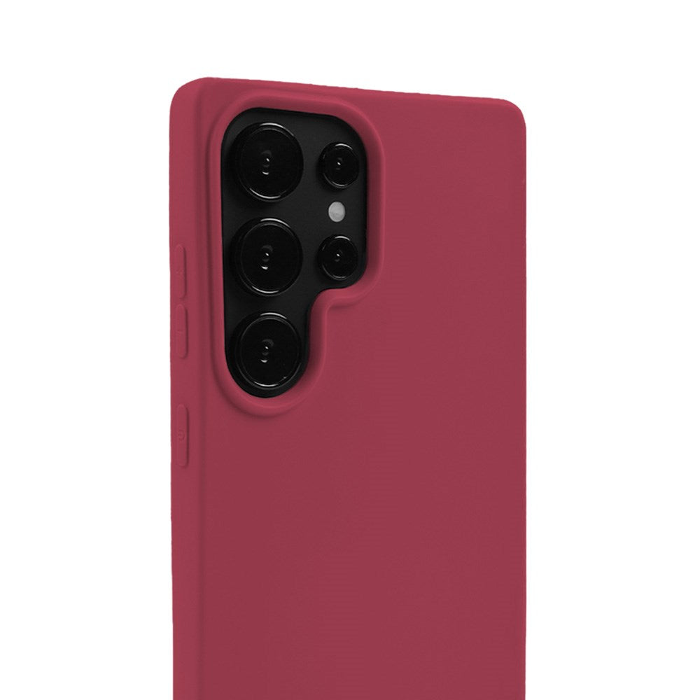 Samsung Galaxy S25 Ultra Holdit Soft Touch Skal Silikon - Red Velvet