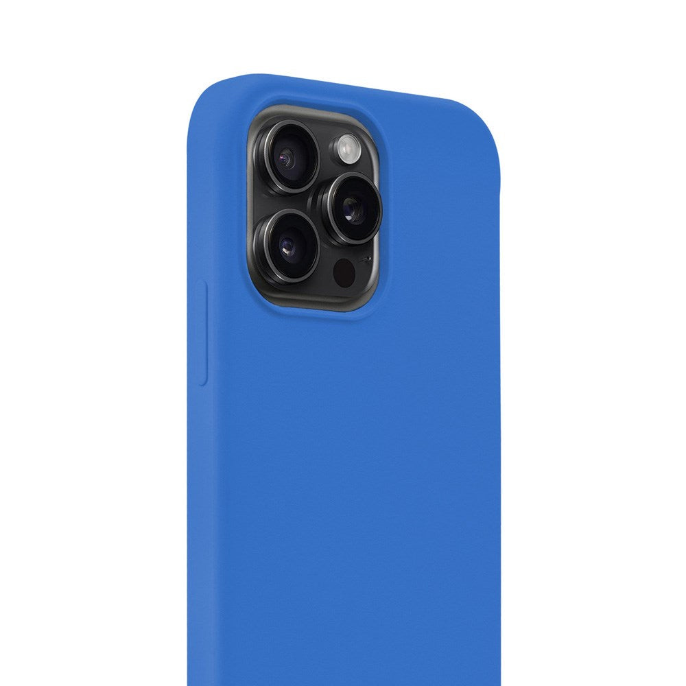 iPhone 15 Pro Holdit Soft Touch Skal Silikon - Sky Blue