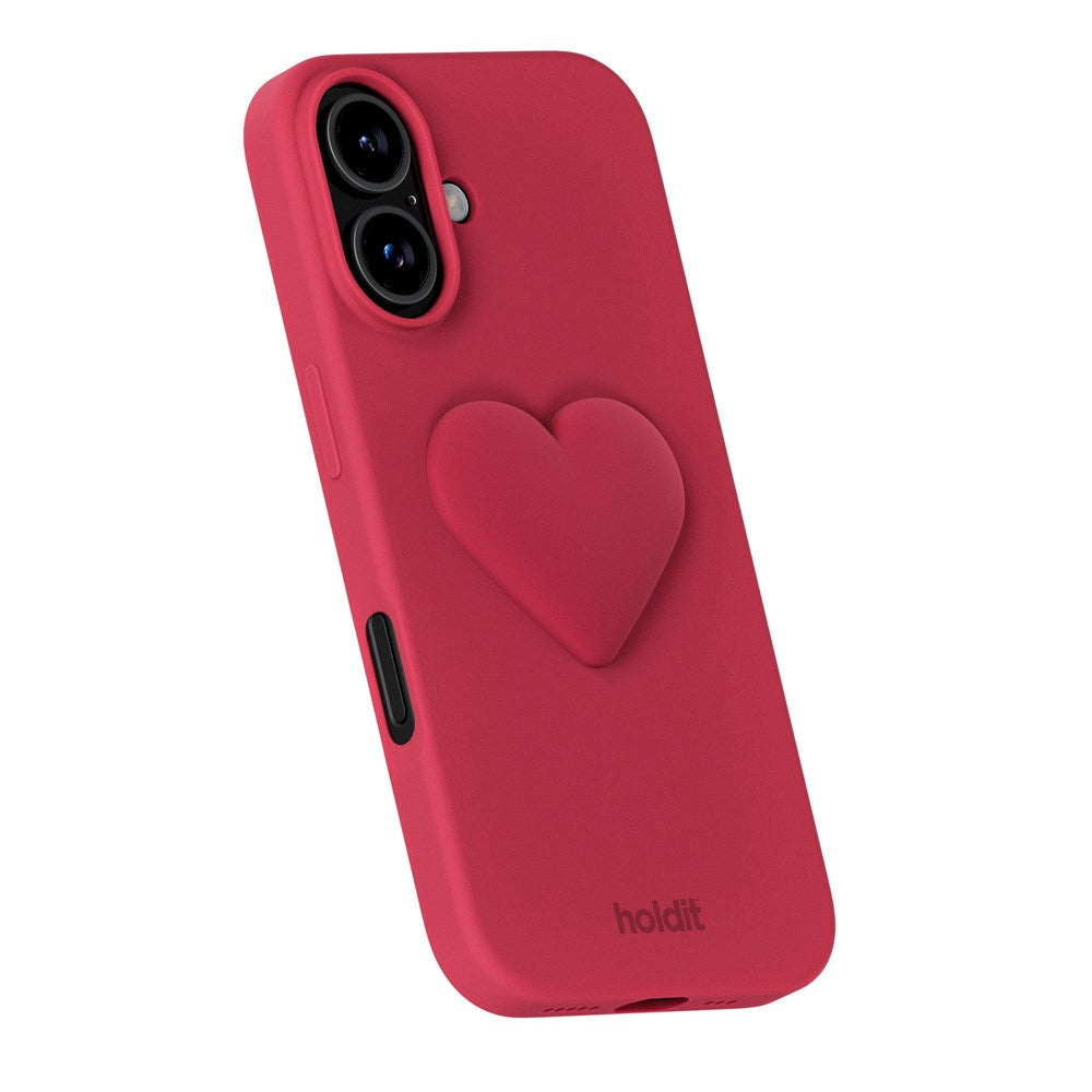 Holdit 3D Silicone Sticker Hjärta - Red Velvet