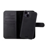 Holdit iPhone 15 Wallet Case MagSafe Plus - Plånboksfodral - MagSafe Kompatibel - Black
