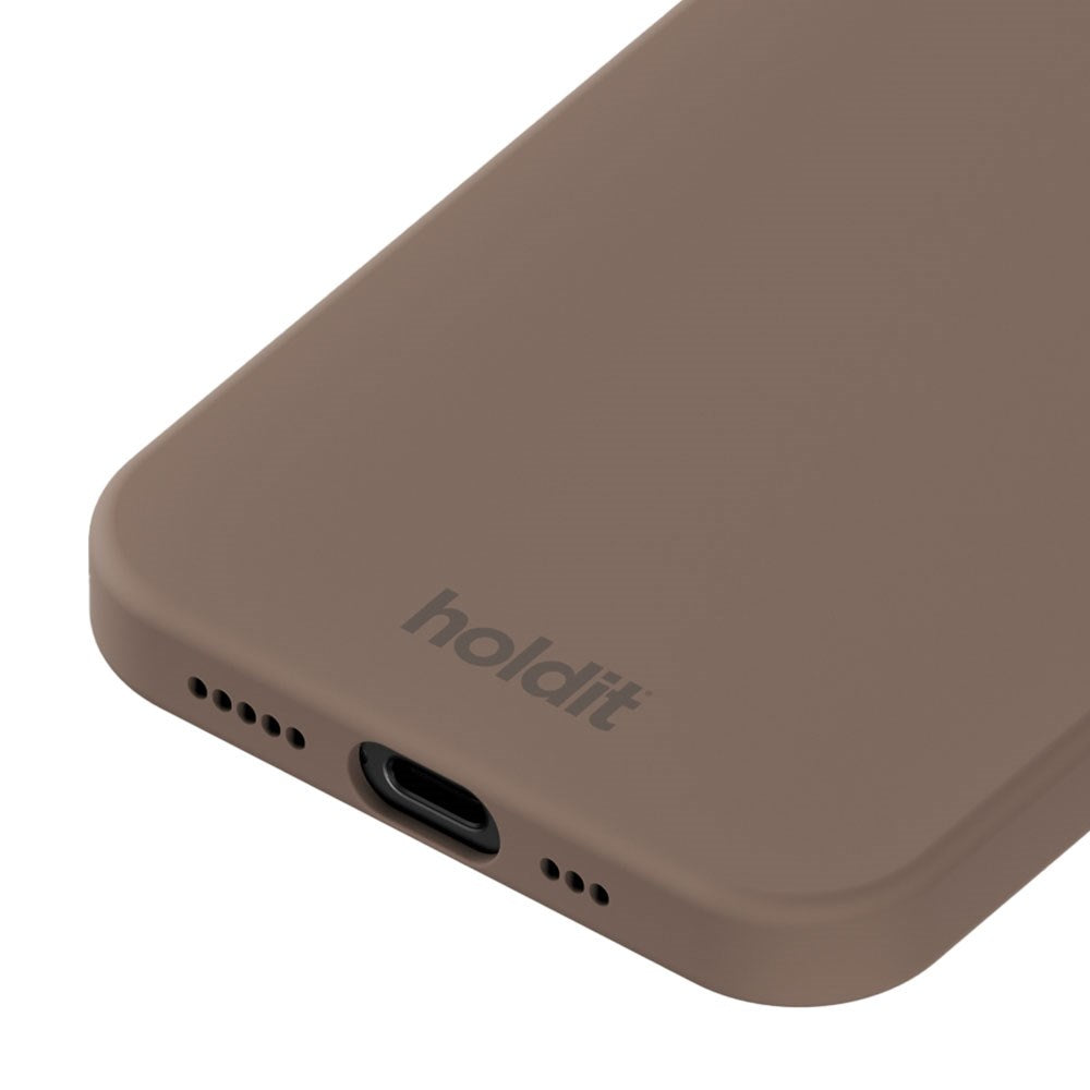 Holdit iPhone 16e Soft Touch Silikon Skal - Mocha Brown
