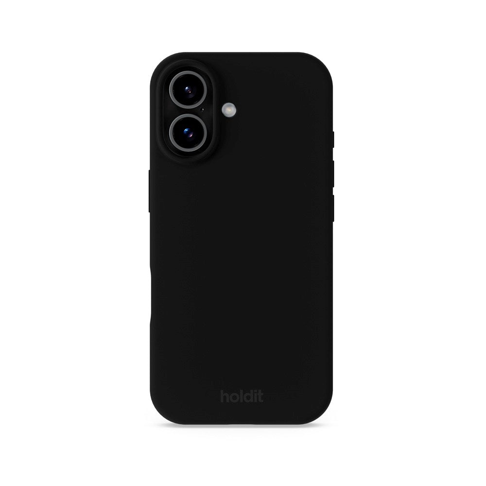 Holdit iPhone 17 Soft Touch Silikon Skal - Black