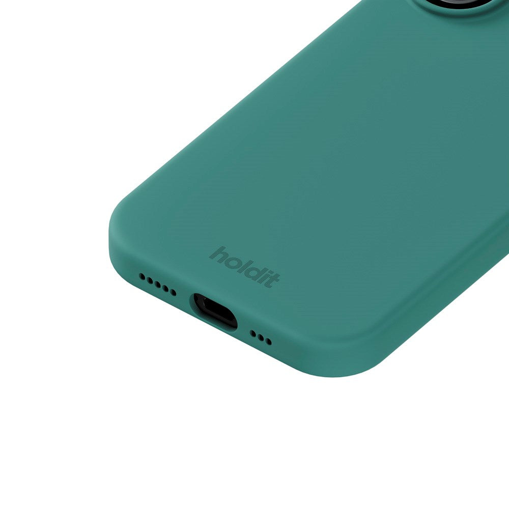 Holdit iPhone 17 Soft Touch Silikon Skal - Moss Green