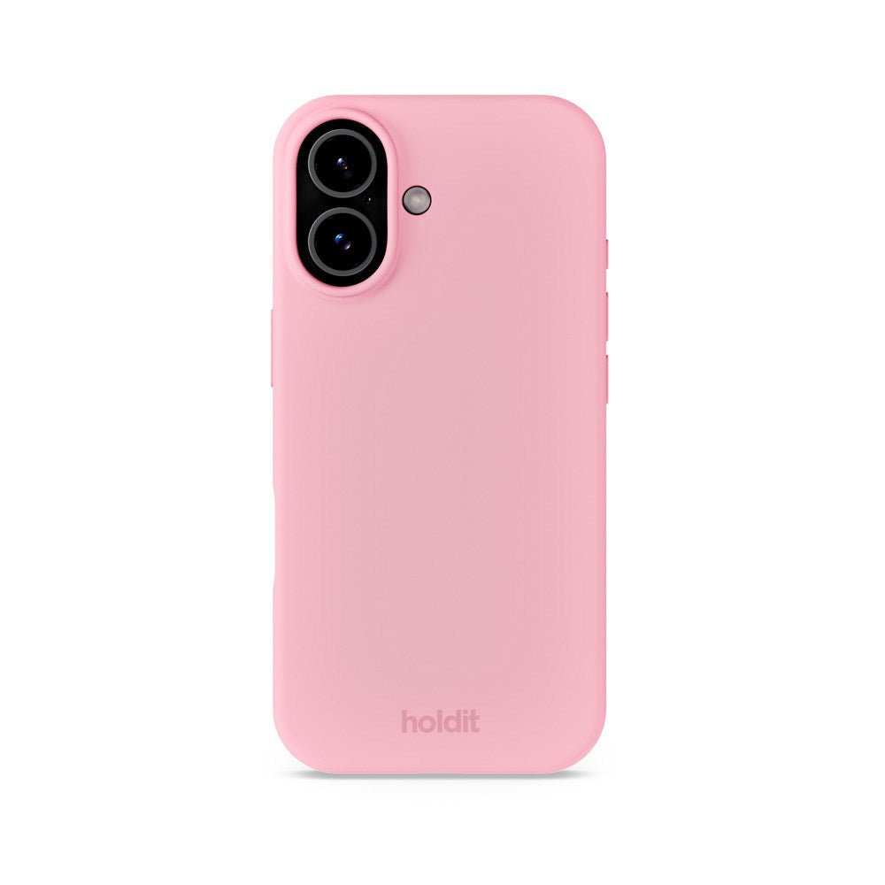 Holdit iPhone 17 Soft Touch Silikon Skal - Pink
