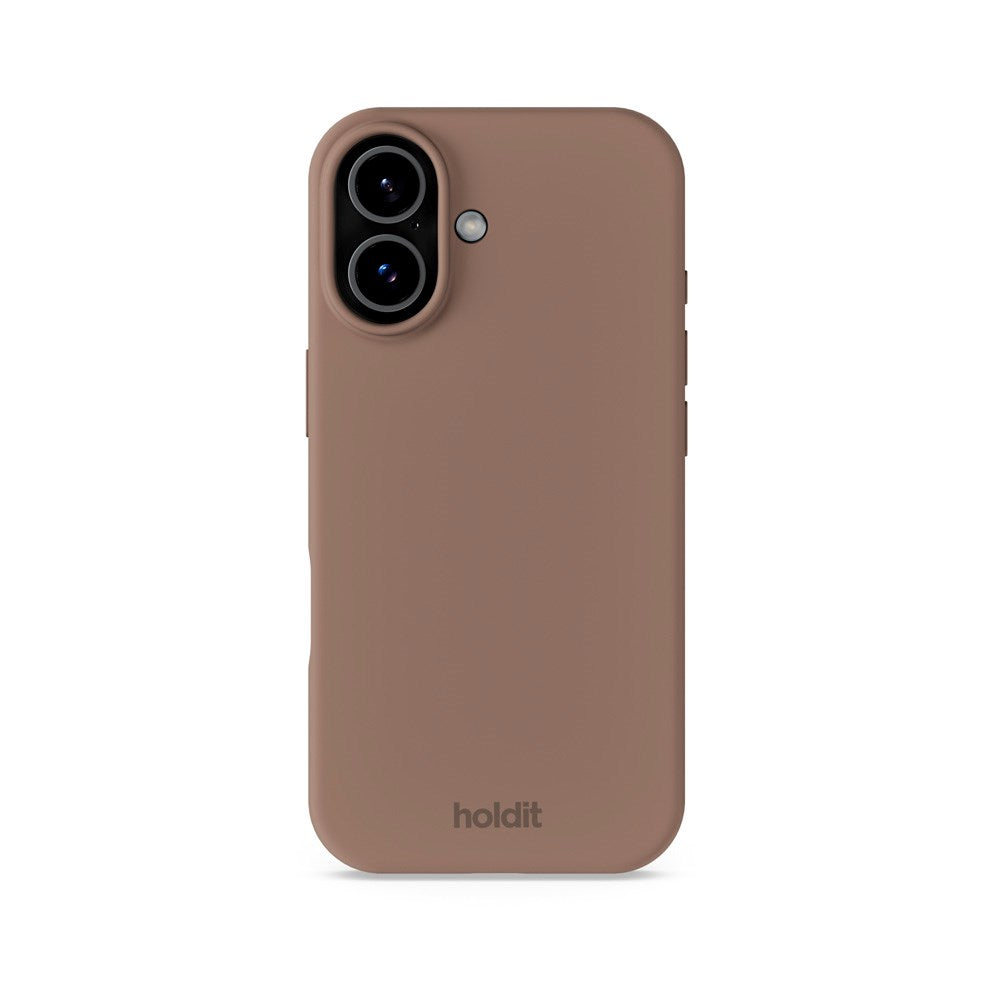 Holdit iPhone 17 Soft Touch Silikon Skal - Mocha Brown