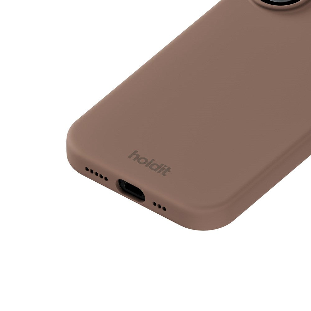 Holdit iPhone 17 Soft Touch Silikon Skal - Mocha Brown