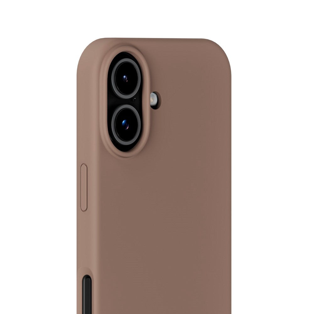 Holdit iPhone 17 Soft Touch Silikon Skal - Mocha Brown