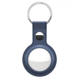 KeyBudz AirTag Nyckelring  - Snap Ring - 2 Pack - Konstläder - Blå