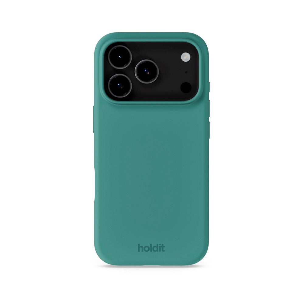Holdit iPhone 17 Pro Soft Touch Silikon Skal - Moss Green