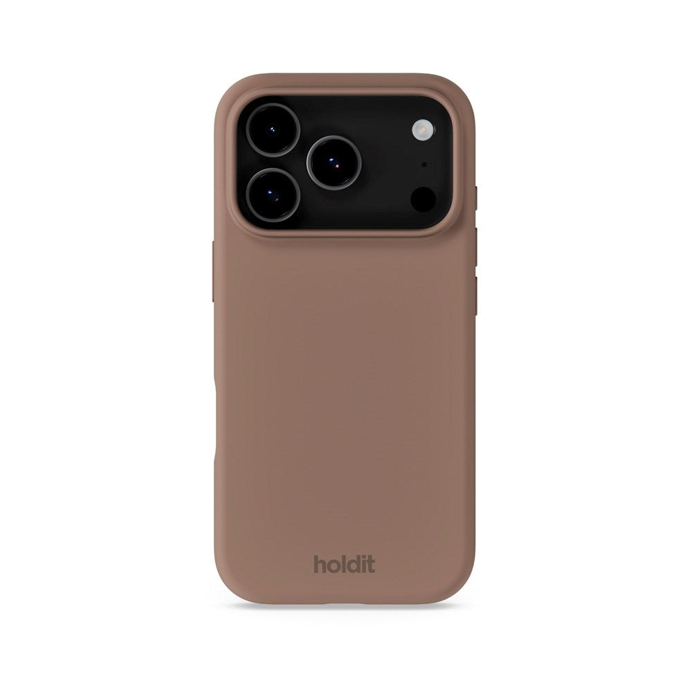 Holdit iPhone 17 Pro Soft Touch Silikon Skal - Mocha Brown