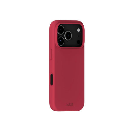 Holdit iPhone 17 Pro Soft Touch Silikon Skal - Red Velvet