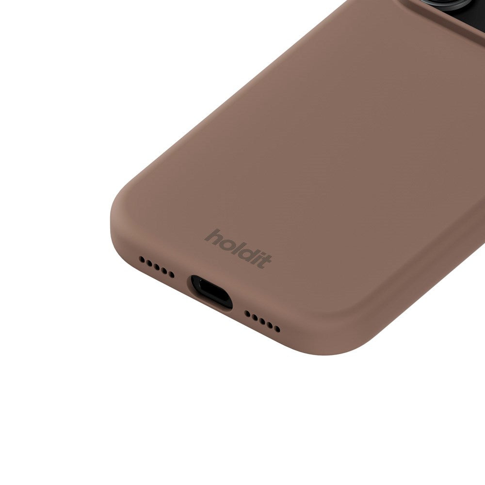 Holdit iPhone 17 Pro Max Soft Touch Silikon Skal - Mocha Brown