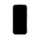 Holdit iPhone 17 Wavy Skal - Light Beige / Transparent