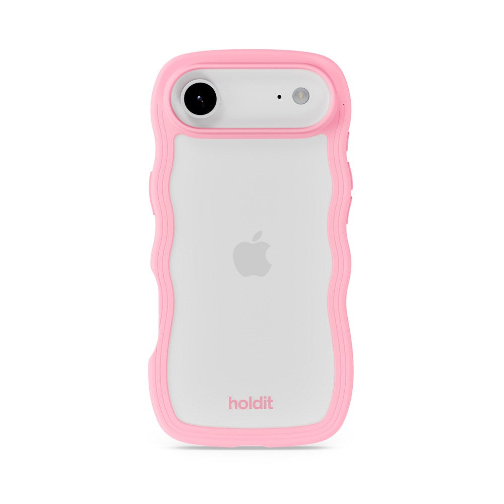 Holdit iPhone Air Wavy Skal - Pink / Transparent