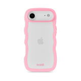 Holdit iPhone Air Wavy Skal - Pink / Transparent