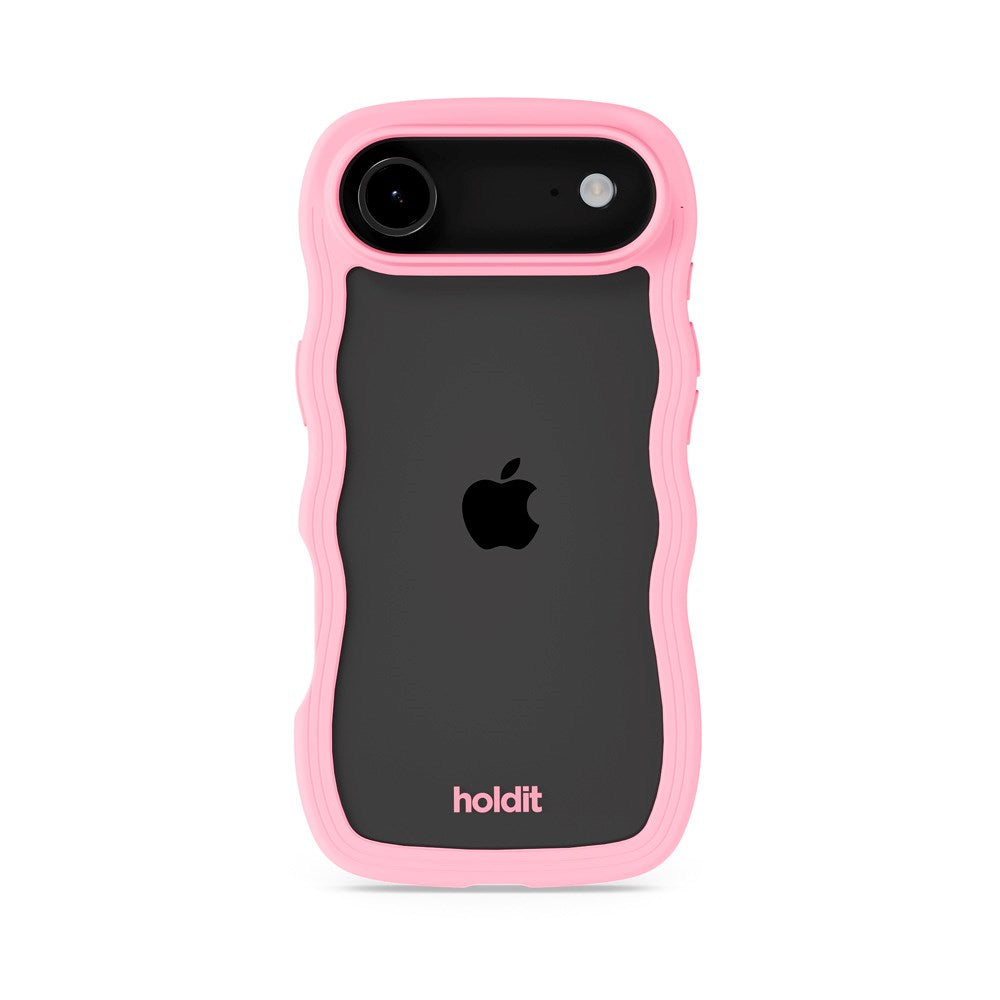 Holdit iPhone Air Wavy Skal - Pink / Transparent