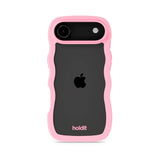Holdit iPhone Air Wavy Skal - Pink / Transparent