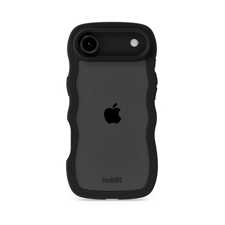 Holdit iPhone Air Wavy Skal - Black / Transparent