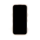 Holdit iPhone Air Wavy Skal - Light Beige / Transparent