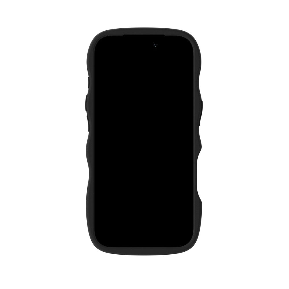 Holdit iPhone 17 Pro Wavy Skal - Black / Transparent