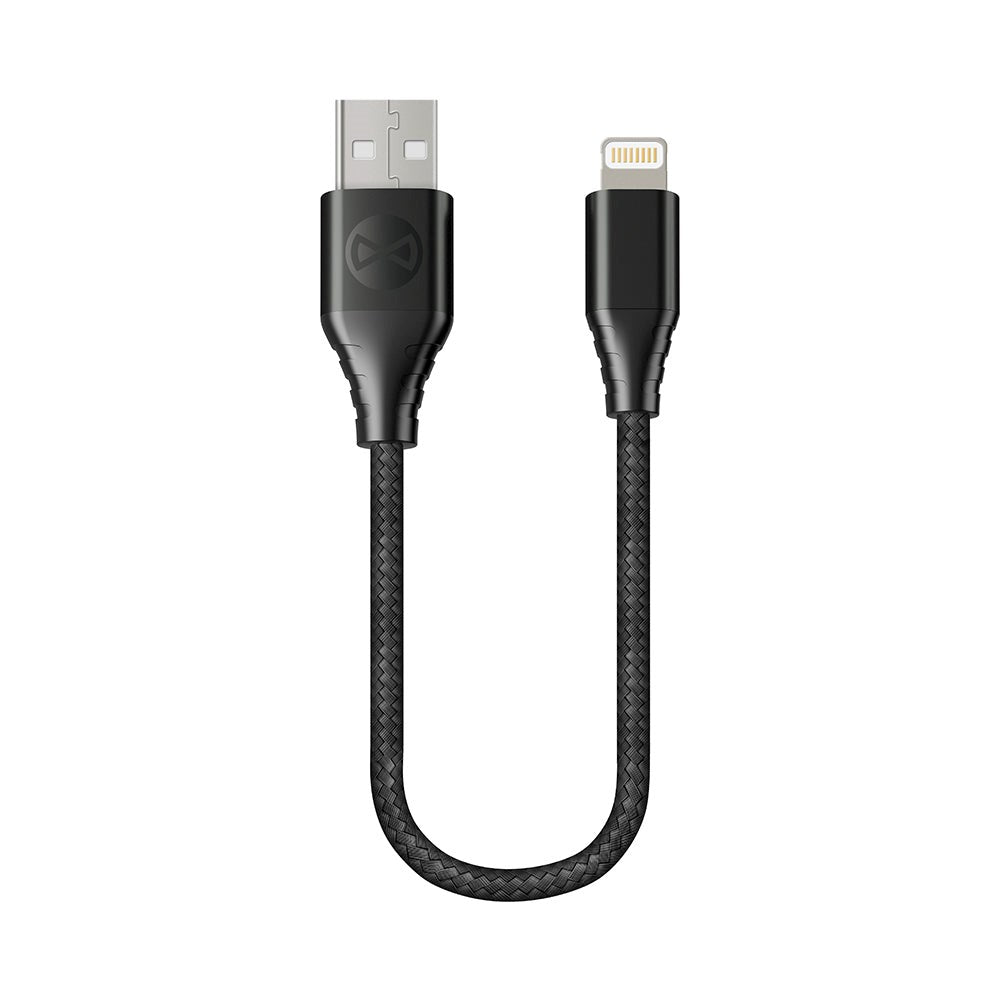 Forever USB-A till Lightning Kabel 12W - 0.2m - Svart