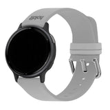 Universal Holdit Silikon Klockarmband med Metallspänne (20mm) - Grå