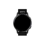 Universal Holdit Silikon Klockarmband med Metallspänne (22mm) - Svart