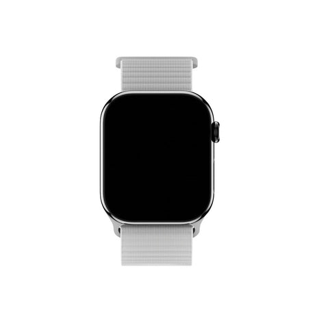Apple Watch (38/40/SE/41/42mm) Holdit Nylon Klockarmband med Kardborreknäppning - Grå