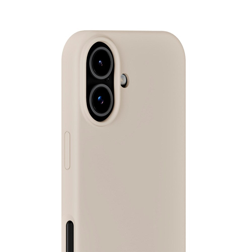 Holdit iPhone 17 Soft Touch Silikon Skal - Light Beige