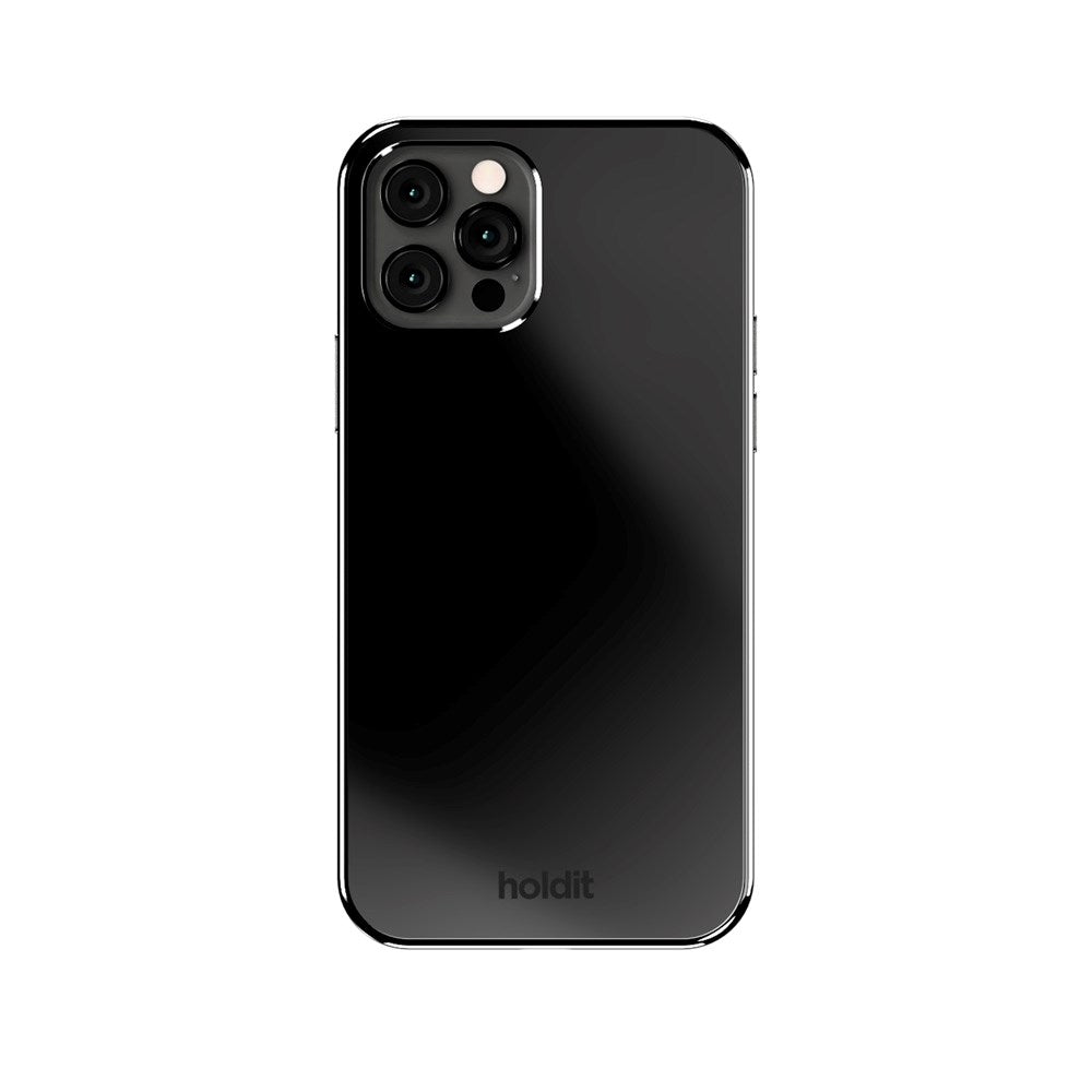 Holdit iPhone 12 / 12 Pro Mirror Skal - MagSafe Kompatibel - Svart