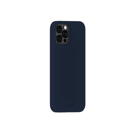 Holdit iPhone 12 / 12 Pro Soft Touch Silikon Skal - Midnight Blue