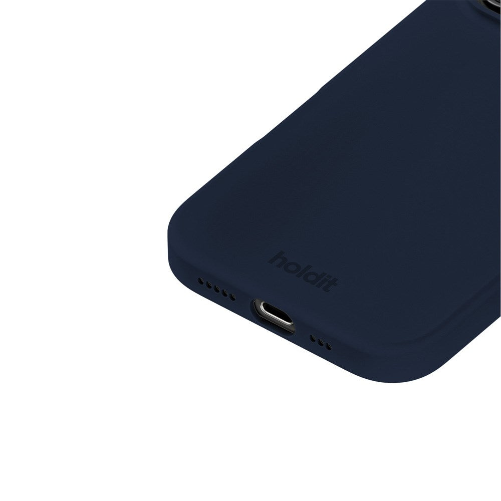 Holdit iPhone 16 Pro Soft Touch Silikon Skal - Midnight Blue