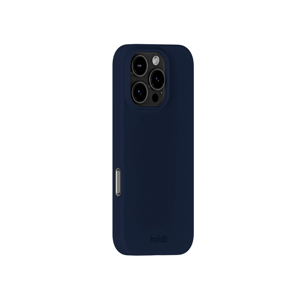 Holdit iPhone 16 Pro Max Soft Touch Silikon Skal - Midnight Blue