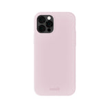 Holdit iPhone 12 / 12 Pro Soft Touch Silikon Skal - Pale Pink