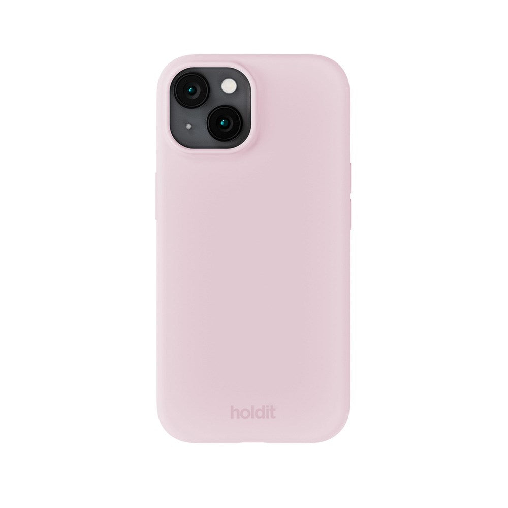 Holdit iPhone 14 / 13 Soft Touch Silikon Skal - Pale Pink