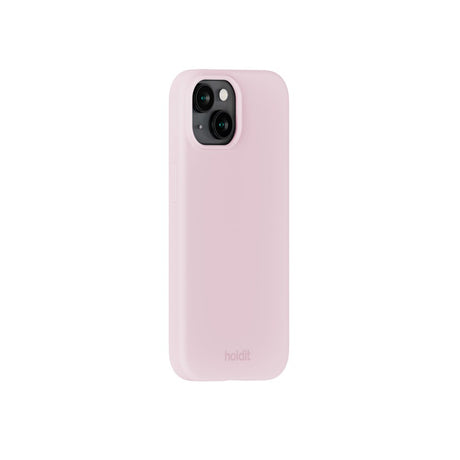 Holdit iPhone 14 / 13 Soft Touch Silikon Skal - Pale Pink